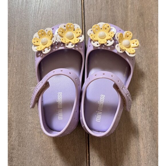 Lilac Floral Furadinha Mini Melissa - Picture 3 of 7